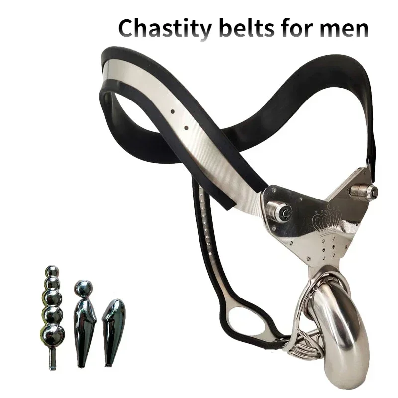 Мужской пояс верности из нержавеющей стали металлический Т-образный замок