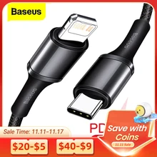 Baseus 20W PD USB Type C Cable for iPhone 14 13 12 Pro Max Fast Charging Charger for MacBook iPad Pro Type-C USBC Data Wire Cord