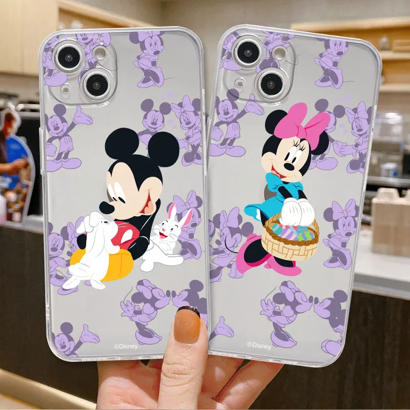 Чехол для Apple iPhone 13 Pro Max XS X XR 8 Plus 12 11 7 14 SE 6 5S 5 6S SE2 Mini Fun Микки и Минни Easy Art Armor |