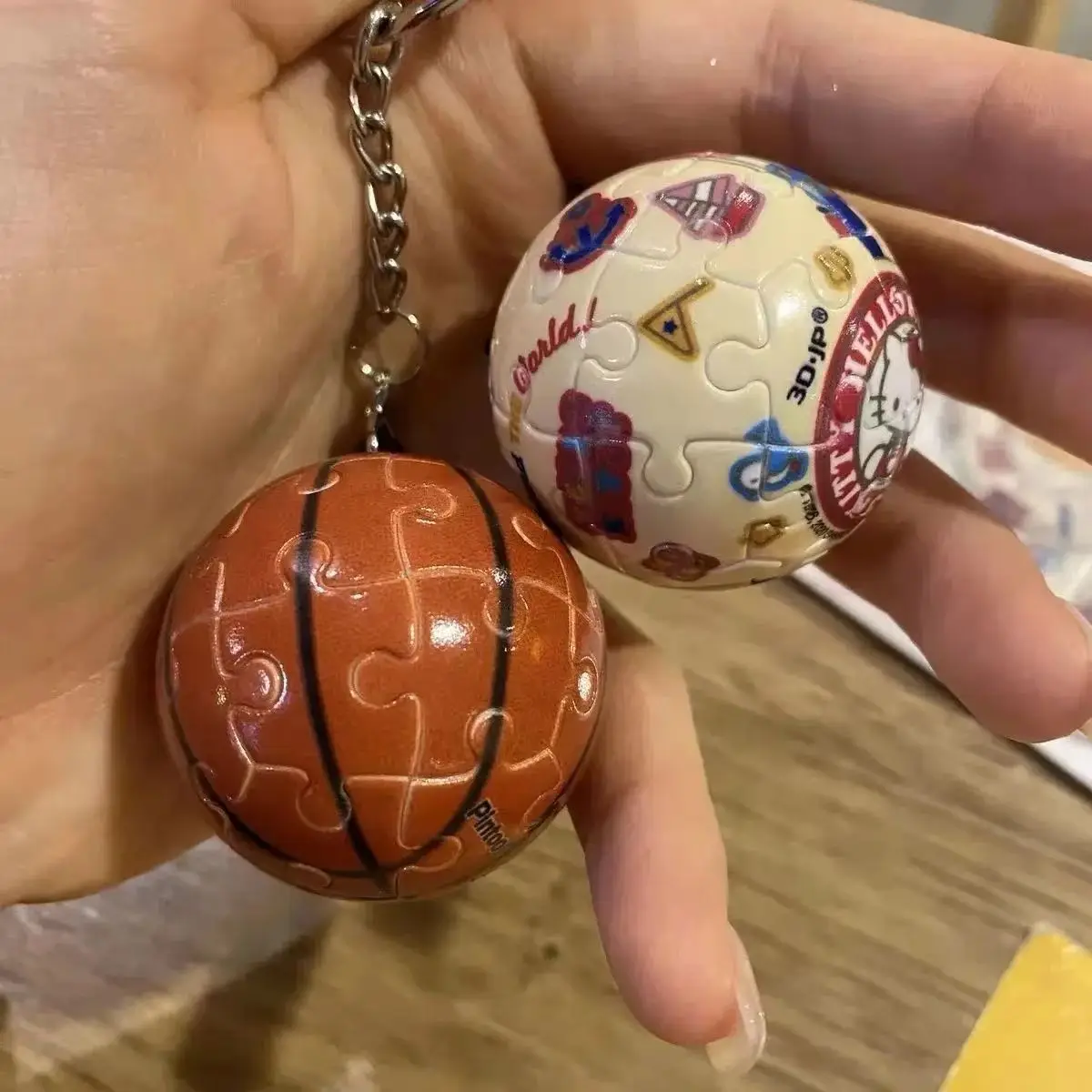 Кавайные аниме-фигурки детские игрушки 3D брелок-головоломка брелки