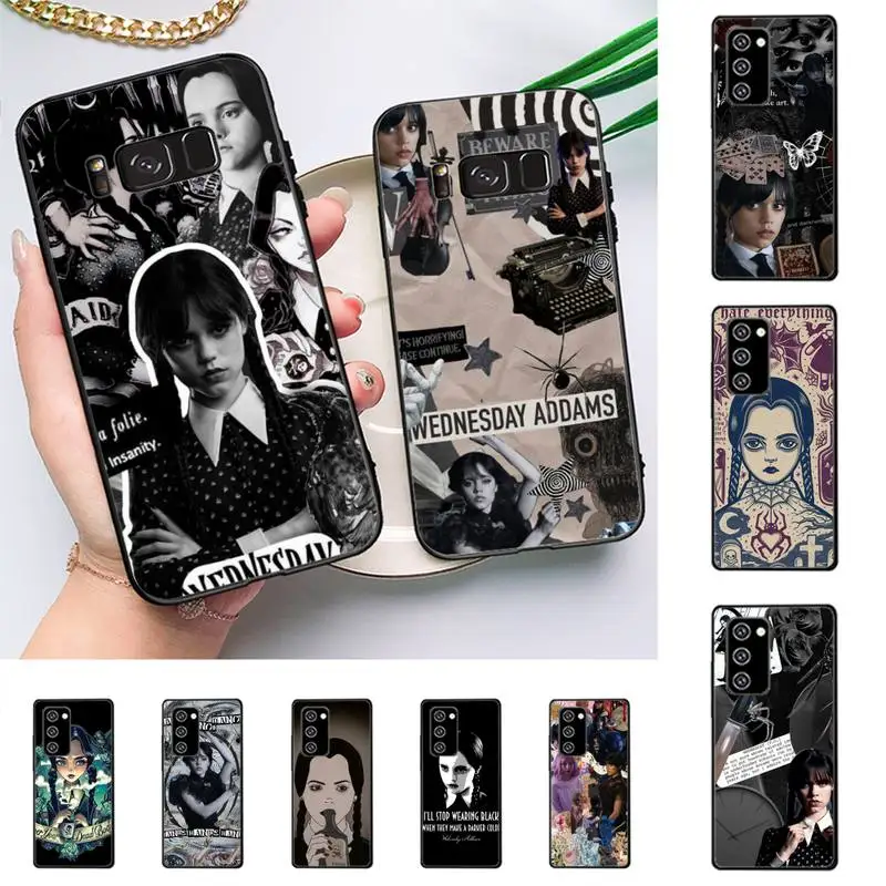 

Wednesday Addams Family TV Show Phone Case for Redmi 8 9 9A for Samsung J5 J6 Note9 for Huawei NOVA3E Mate20lite cover