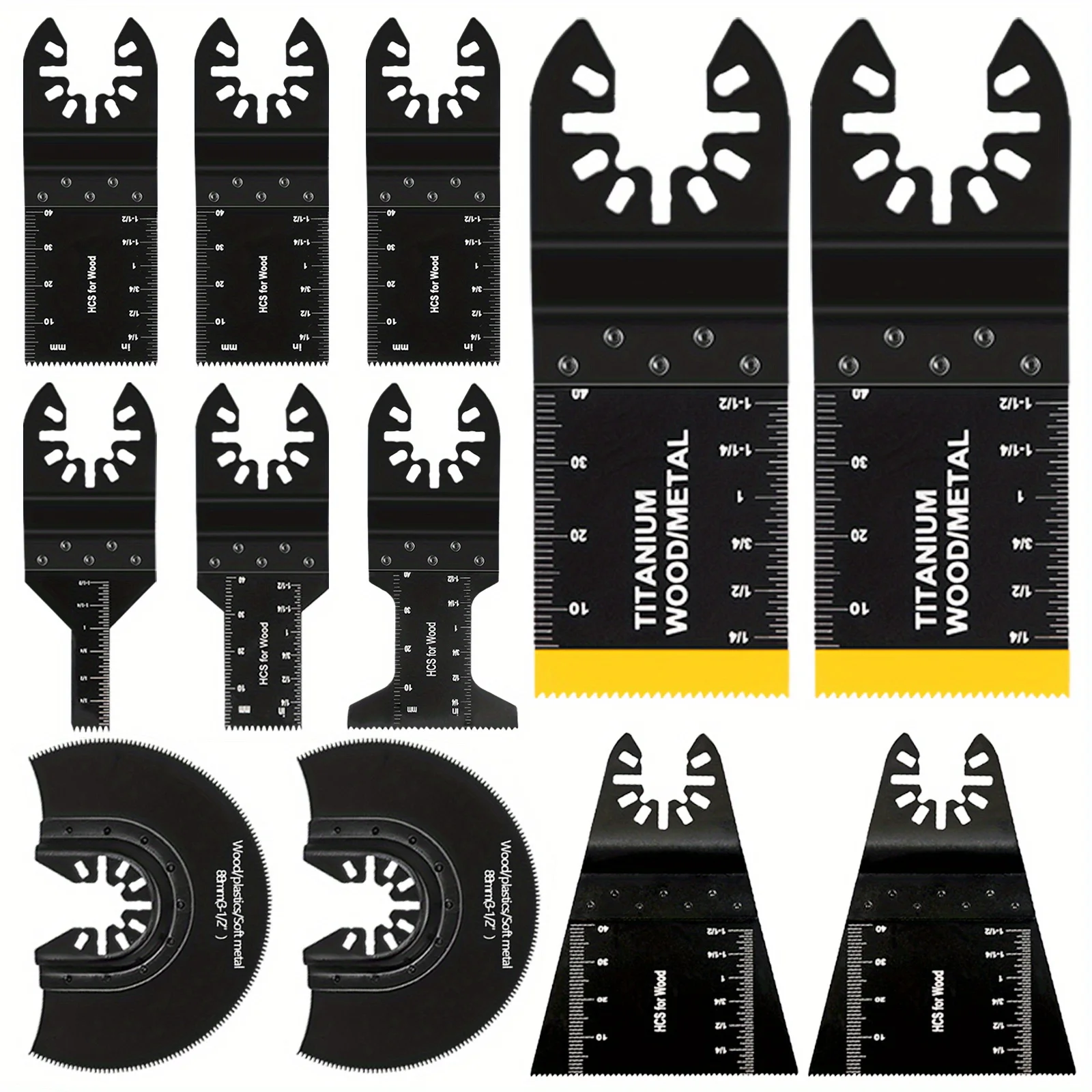 Быстросъемные лезвия для пилы 12 шт.