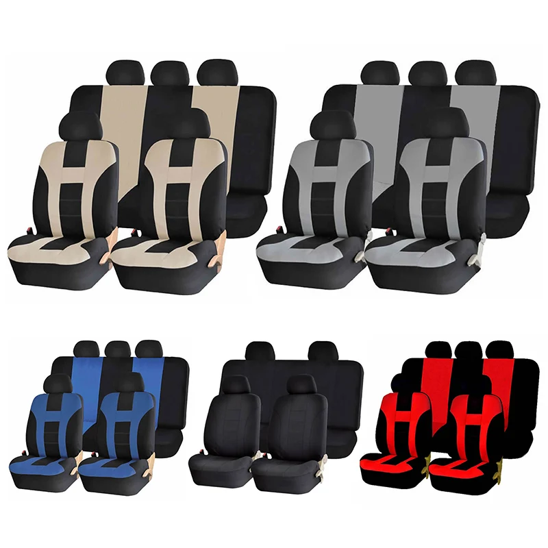 

Чехлы на сиденья автомобиля, универсальные аксессуары для интерьера автомобиля, 9 шт.