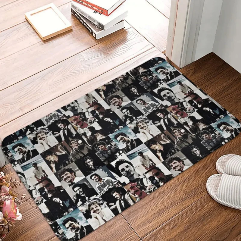 

Нескользящий коврик для кухни с коллажем Педро Паскаль