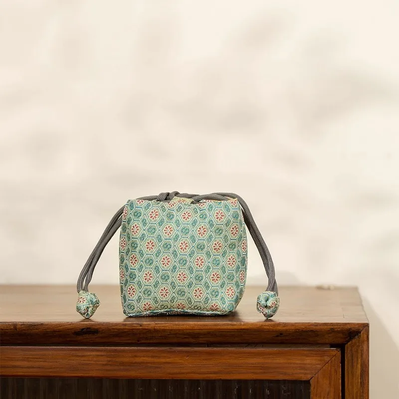 

Портативная сумка для чая из хлопка и льна