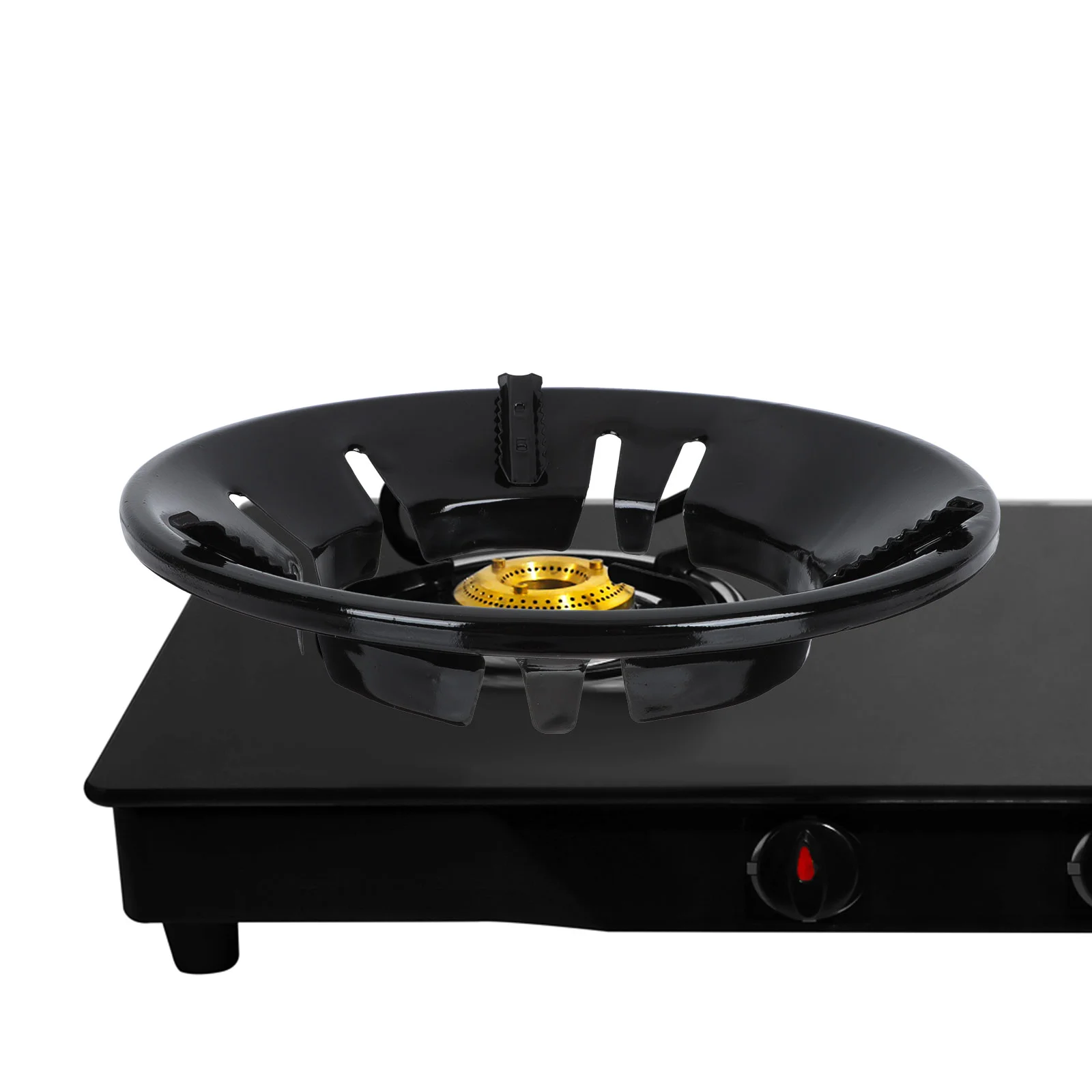 Работа на газовой плите Ветрозащитный кронштейн для вока Многоразовая подставка