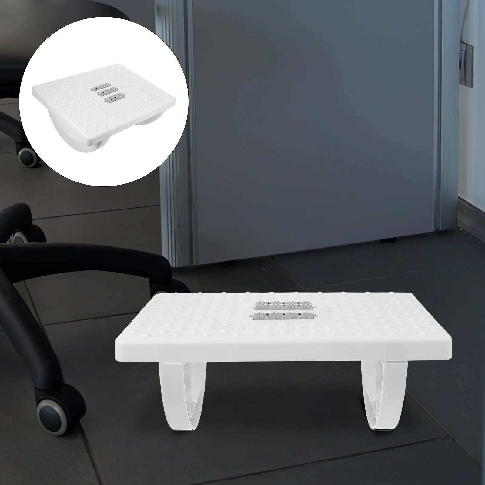 

Office Footstool Under Desk Non-skid Foot Resting Board Ergonomic Foot Stool Desk Foot Rest