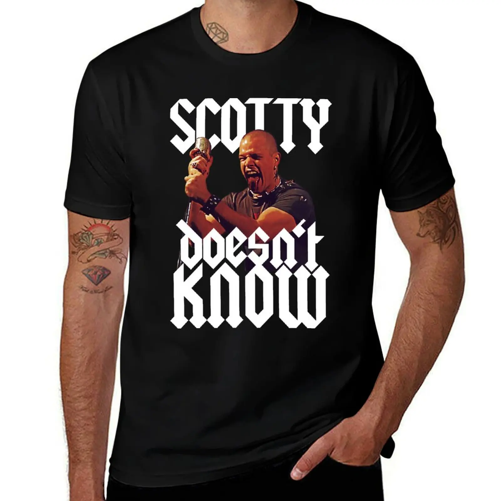 Футболка Scotty Doesn't Know с рисунком винтажная забавная футболка подарками для