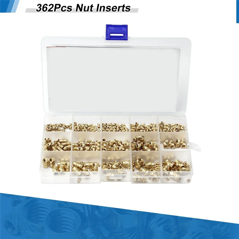362 шт. вставки для гаек с резьбой M2/M3/M4/M5/M6 инструмент нагревательной гайка