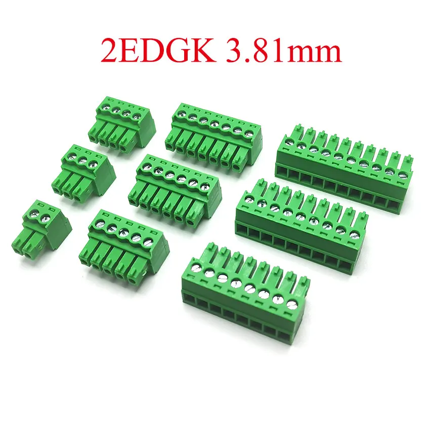 

KF2EDGK 3.81 2P-10P PCB TERMINAL BlOCKS 15EDGK 3.81mm 2PIN -10PIN MC 1,5/ 2-ST-3,81 - 1803578 PHOENIX CONTACT KEFA DEGSON