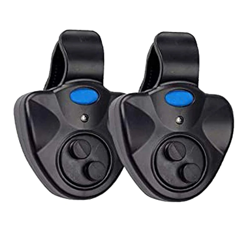 

Сигнализация Рыболовная 2 шт., Электронная сигнализация клева для удочки, чувствительная, светодиодный индикатор клева