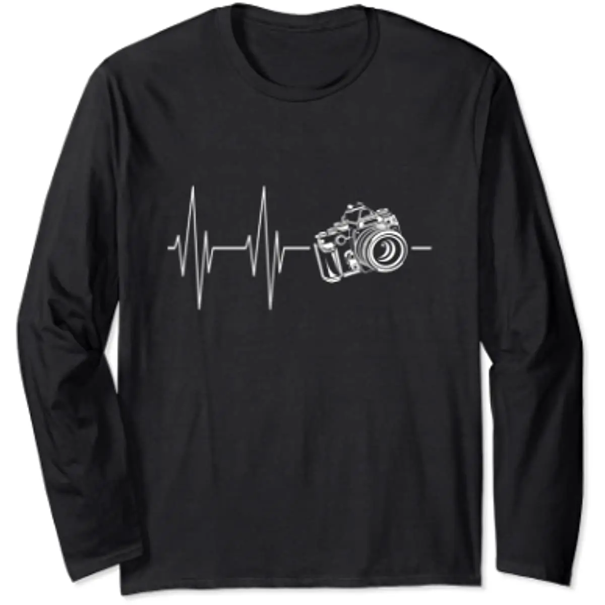 Футболка мужская с длинным рукавом и круглым вырезом 100% хлопок