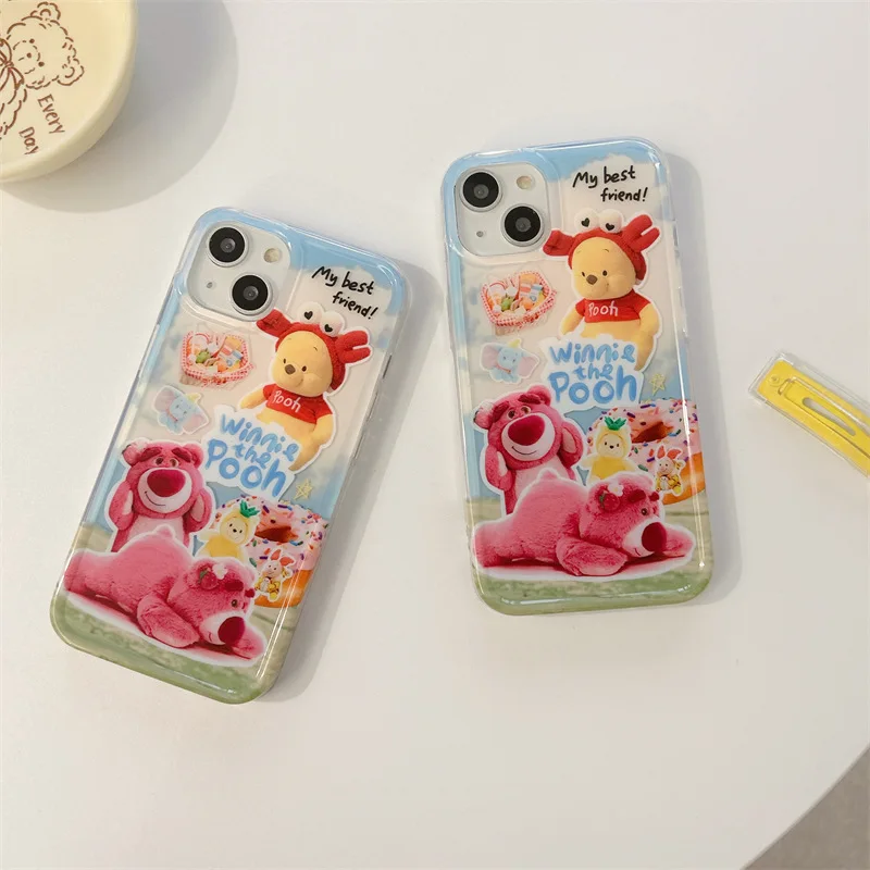 

Creative Doll Bear Phone Case Cover for IPhone 11 12 13 14 Pro Max Case for IPhone 14 Pro Max