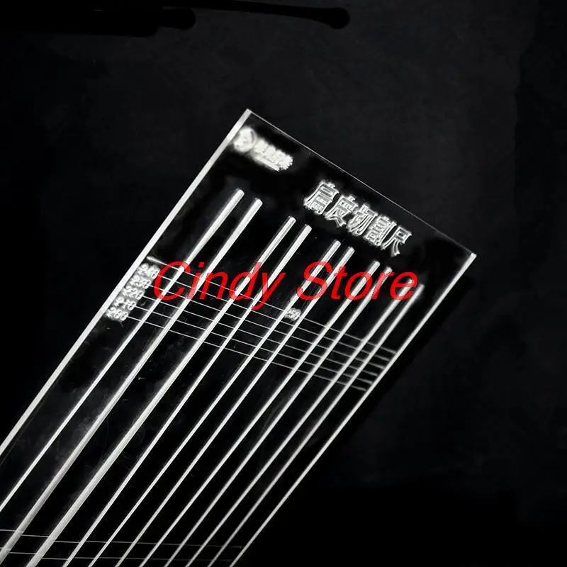 

1 шт. конусная линейка, Плоская Лента для измерения рогатки, плоская резиновая лента, Индивидуальный шаблон, конусная пластина с рамкой без рамки