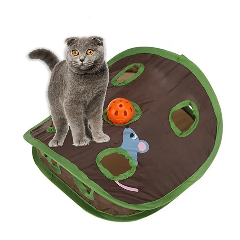 

Умная игрушка-колокольчик для кошек с 9 отверстиями