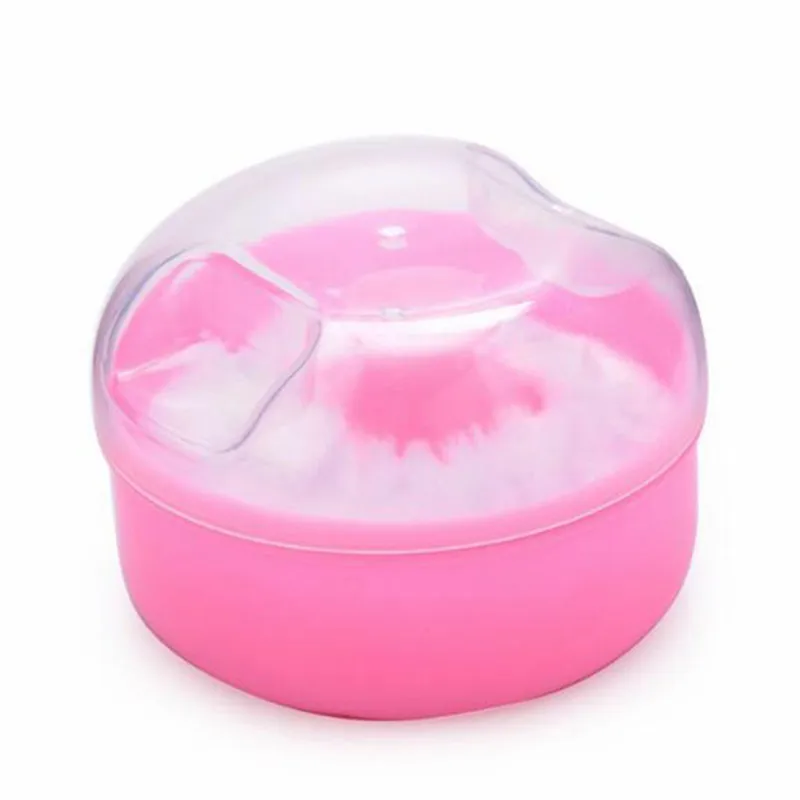 High Quality Cute Baby Face And Body Powder Powder Puff Powder Talcum PP Box 1 Pieces Pink 2022 Hot Sale