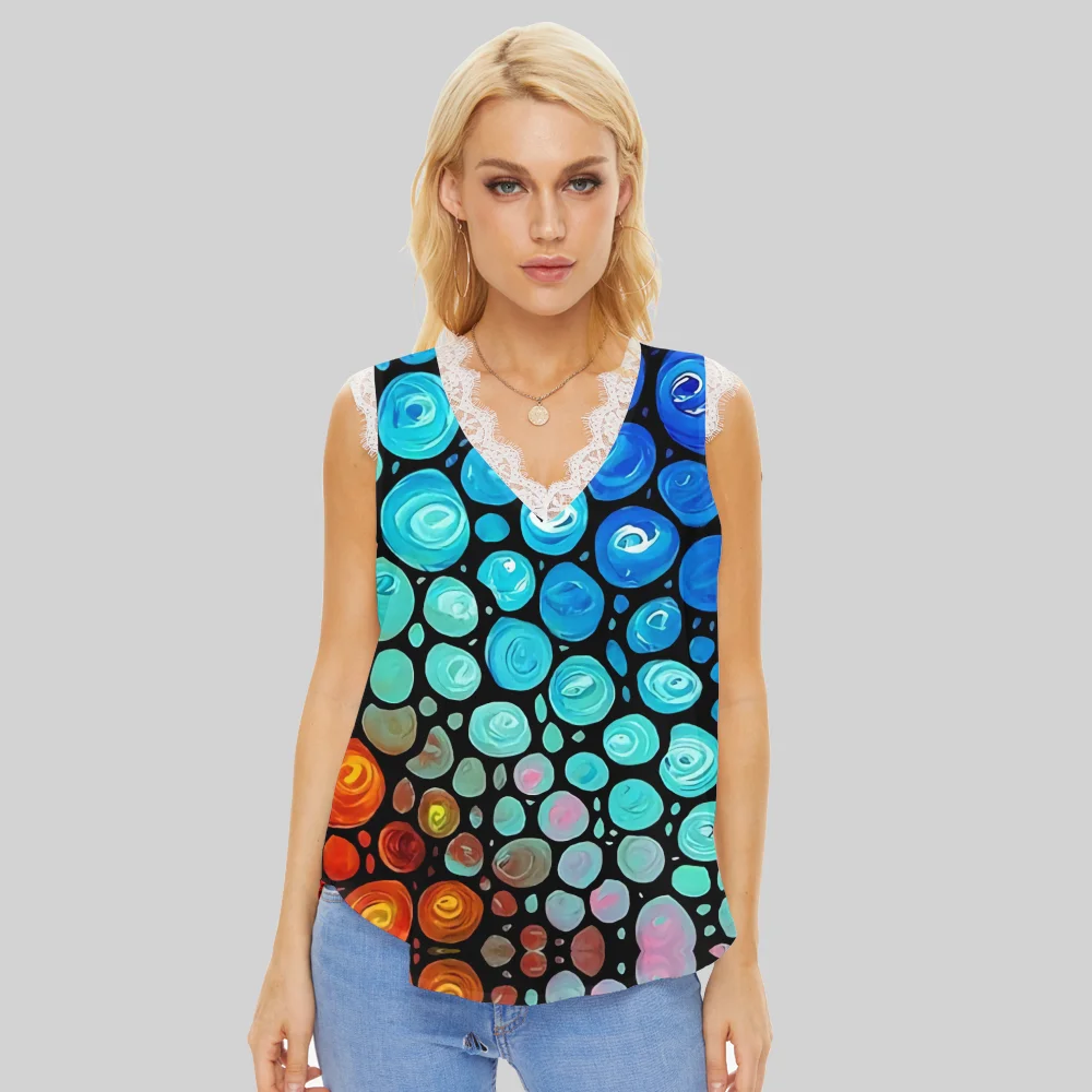 

Топ женский пляжный без рукавов, на лето