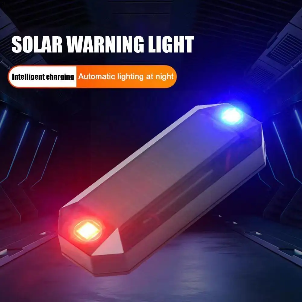

Car Solar LED Mini Warning Light Night Ride For Motorcycle Electric Vehicle Bicycle Tail Light Anti-rear Strobe Warning Lig Z4F6