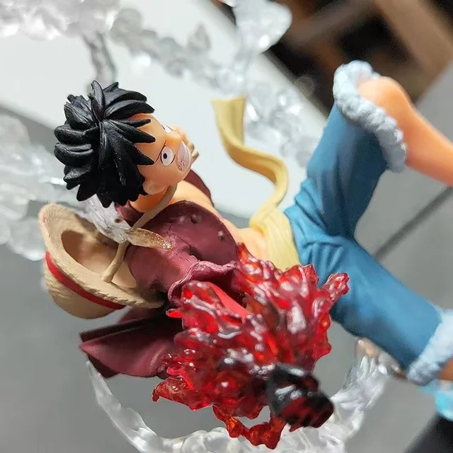 One Piece Anime Monkey·D·Luffy Roronoa Ace Pvc Action Model Collection Cool Stunt Figure Toy Gift 3