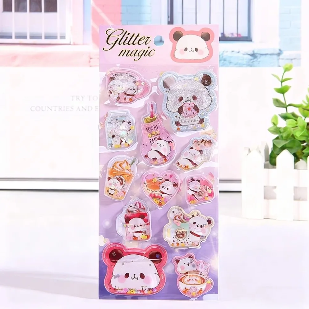 

3D наклейки-шейкеры кавайная тема набор из 6 штук