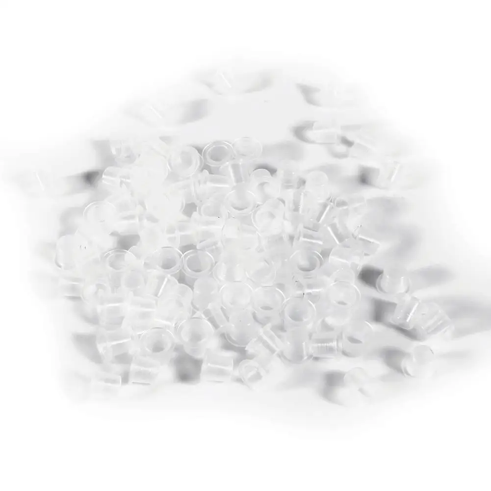 100 шт. набор одноразовых чашек с чернилами для татуировки S/M/L - прозрачный