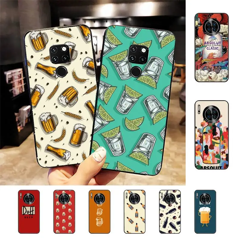 

Beer Alcohol Vodka Phone Case for Samsung A51 A30s A52 A71 A12 for Huawei Honor 10i for OPPO vivo Y11 cover