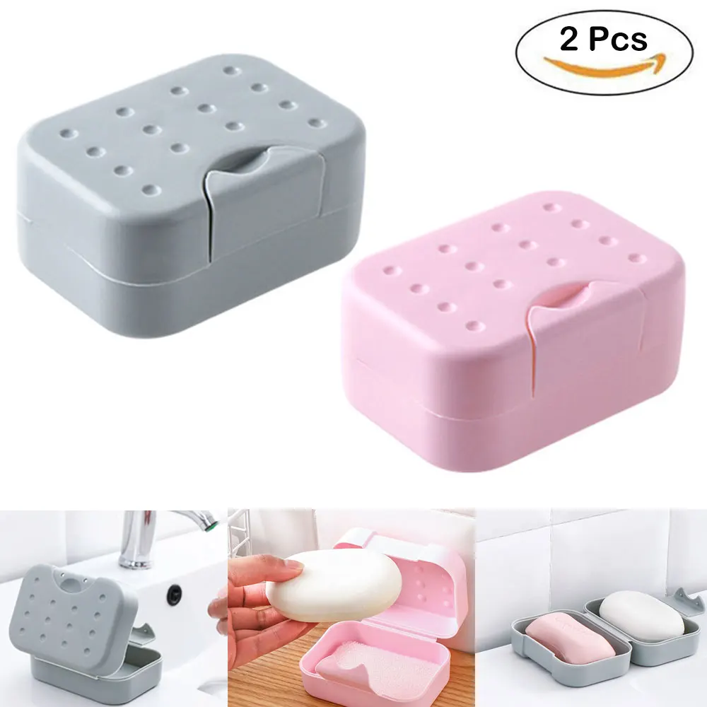 

Дорожный футляр для мыла, мини-Чехол, портативный брендовый Новый футляр для мыла, держатель для мыла, дорожный футляр для мыла с крышкой и з...