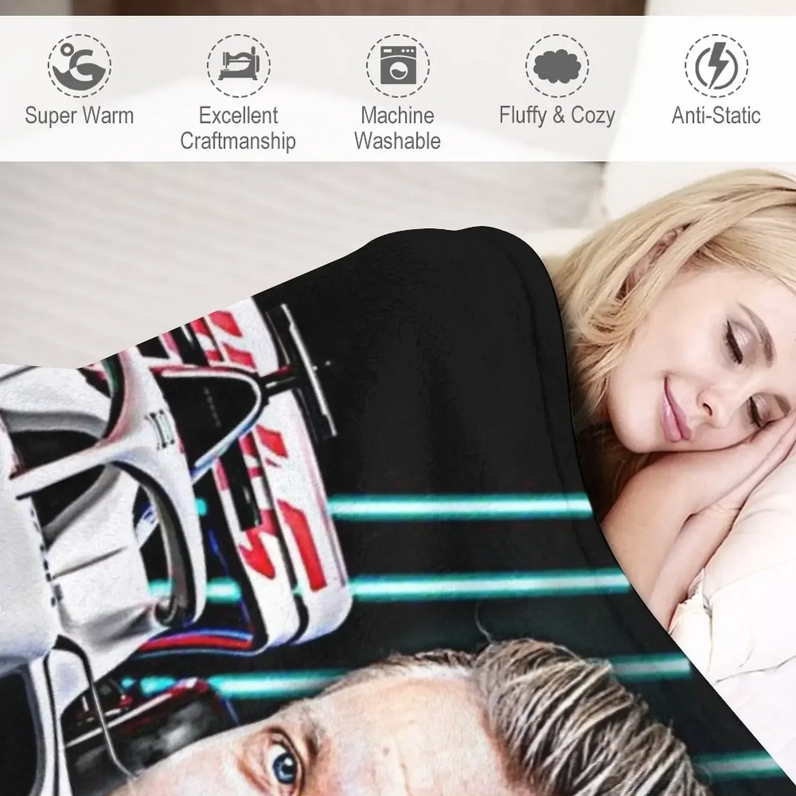 Kevin magnussen плед одеяло многоцелевое искусство