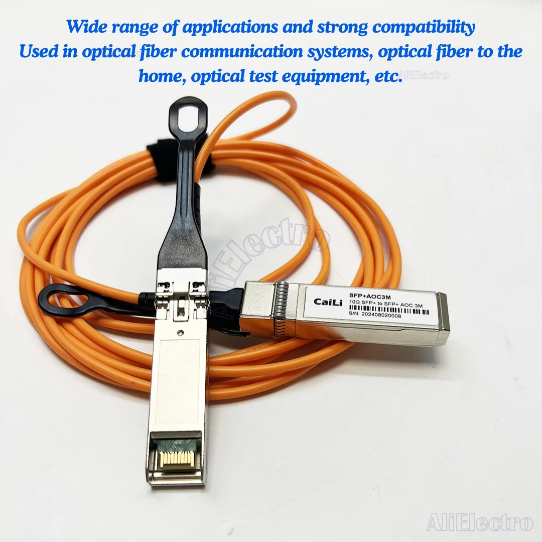 Кабель AOC OM2 3/5/7/10/20 м 10 ГБ активный Оптический SFP-кабель ASE (AOC) для Cisco Mikrotik Ubiquiti и т.