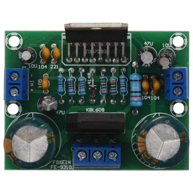 

Tda7293 Плата аудиоусилителя 100 Вт, моно-усилитель высокой мощности, двойная деталь