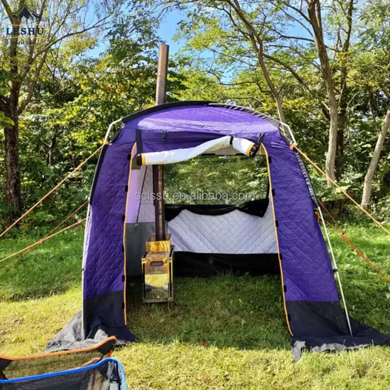 Переносной прочный тент для зимней подледной рыбалки с защитой от мороза