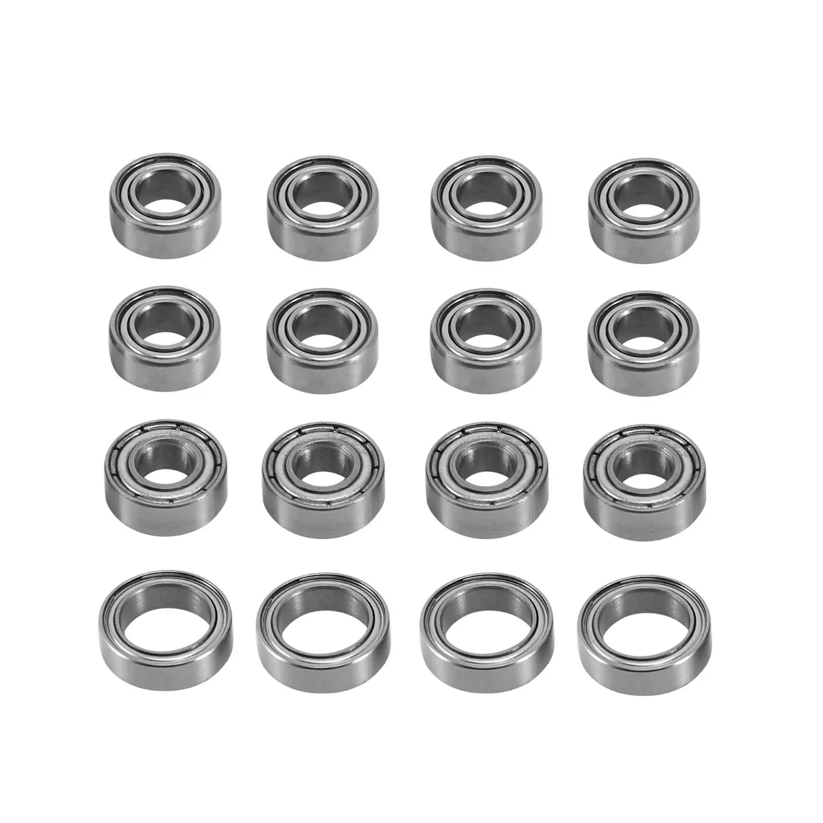 

16Pcs Steel Ball Bearing Kit for Tamiya TT02 TT-02 TT02D TT-02D 1/10 RC Car Upgrade Parts Accessories
