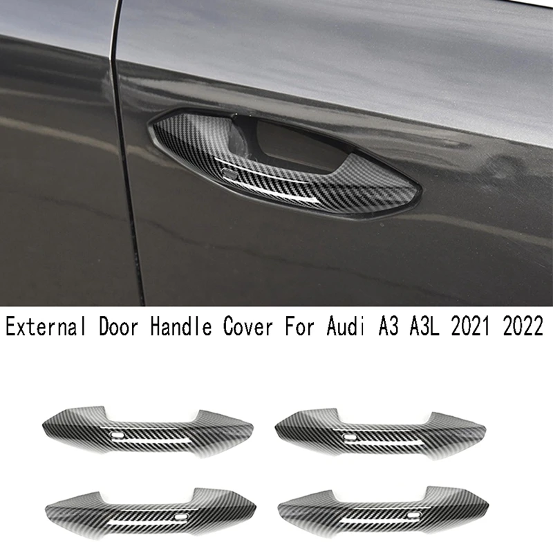 Чехол для внешней дверной ручки из АБС-пластика 1 комплект A3 A3L 2021 2022 чехол