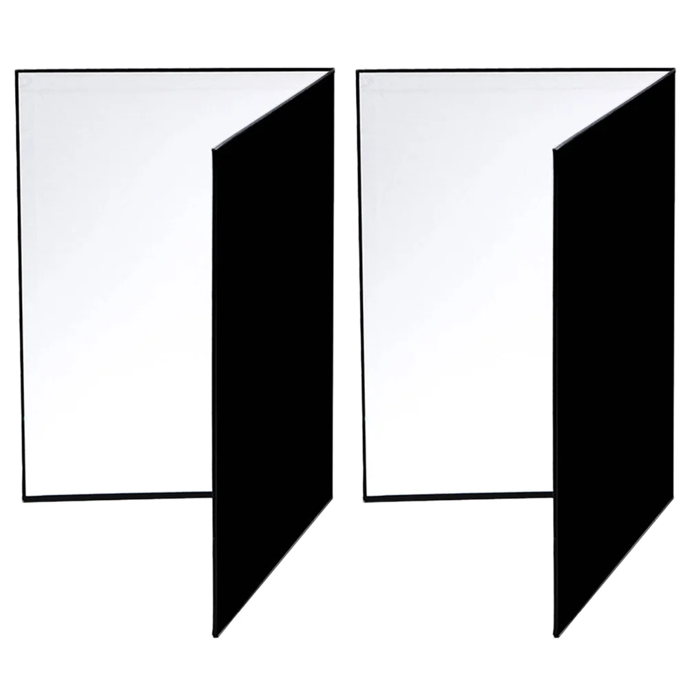 

2 Pcs A4 Fill Light Board Photography Reflector Cardboard Reflective Food Props Camera Accessories Thicken Still Life Folding