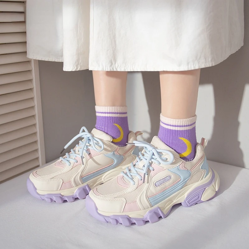 

Женские кроссовки, дышащие кроссовки, сезон весна-осень 2022, женская модная повседневная обувь с низким верхом для тенниса, женская обувь для...