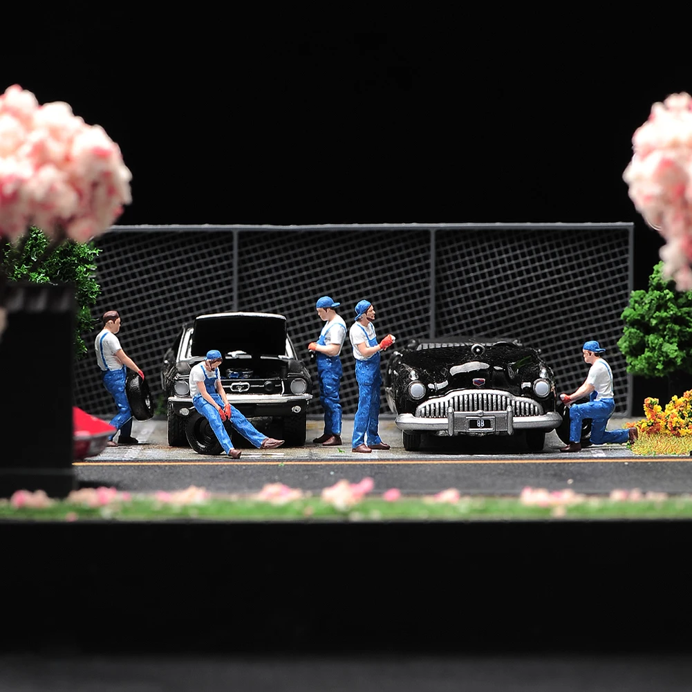 

1/64Diorama Figure Toys Soldier car Action Body Model Doll Miniature Manual Handicraft Scene Diorama For Collection
