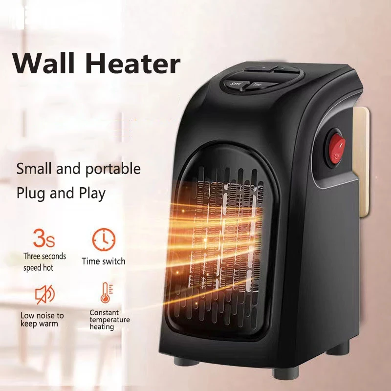 

Electric Heater Fan Portable Heater Plug in Wall Room Heating Stove Household Radiator Remote Warmer Machine Winter 220V/110V
