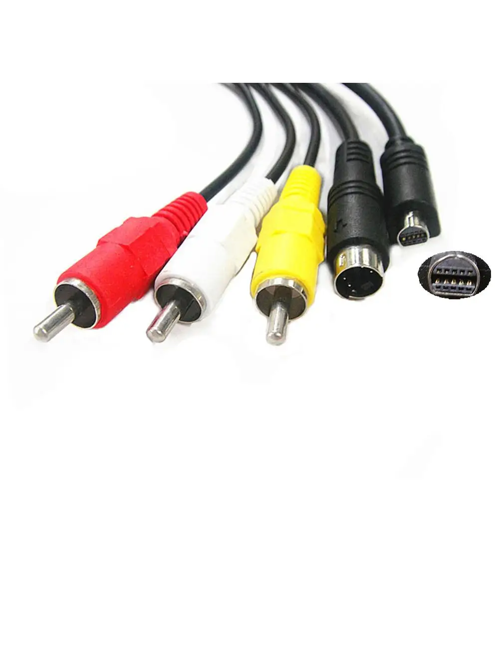 A/V TV Out аудио-видео кабель для Sony HDR-HC5E DCR-HC96E DVD610E PC105 IP220 HC90C HC52E камера