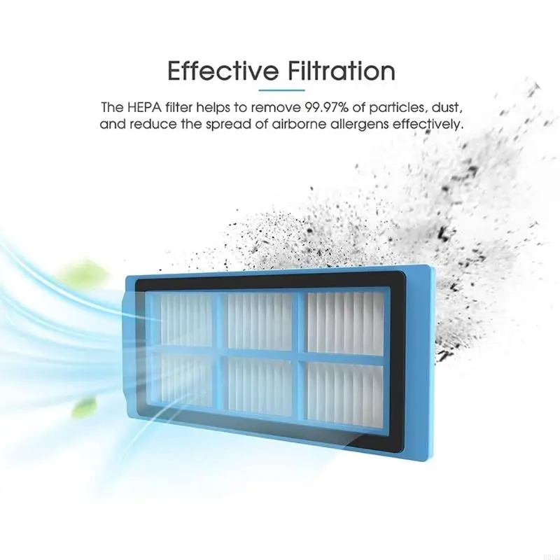 D0AB Roller Brush Main Bish Bidse Filter Accessories подходящие для аксессуара робота Thamtu