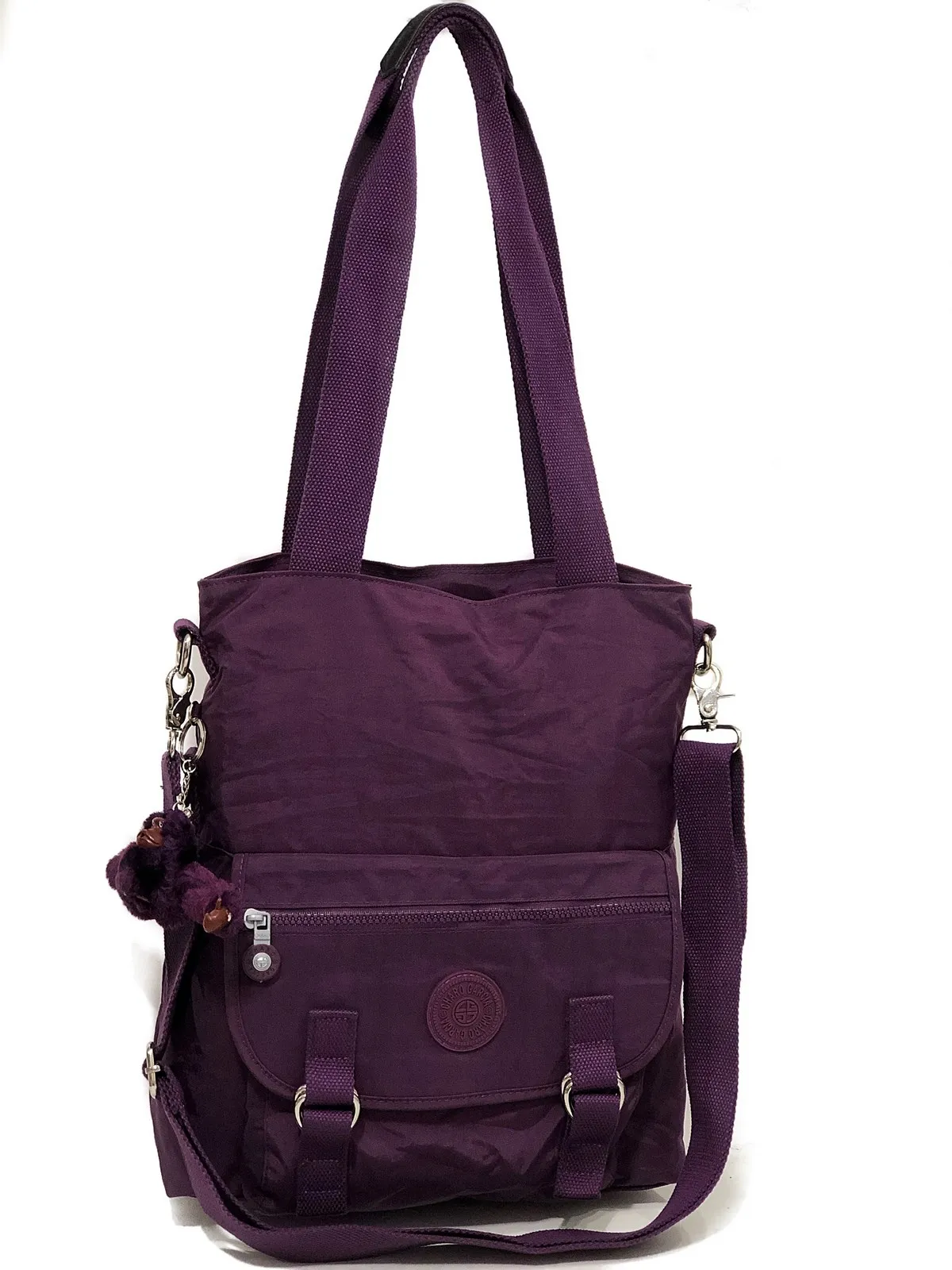 

Women's shoulder and messenger bag size 37cm 33 cm PURPLE COLOR