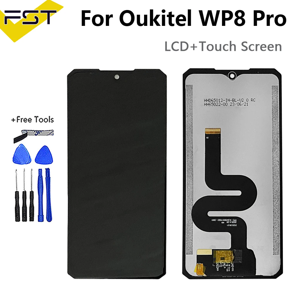 6,49 'оригинальный для OUKITEL WP8 Pro ЖК-дисплей + кодирующий преобразователь сенсорного экрана в сборе Замена для WP8PRO Дисплей LCD Pantalla