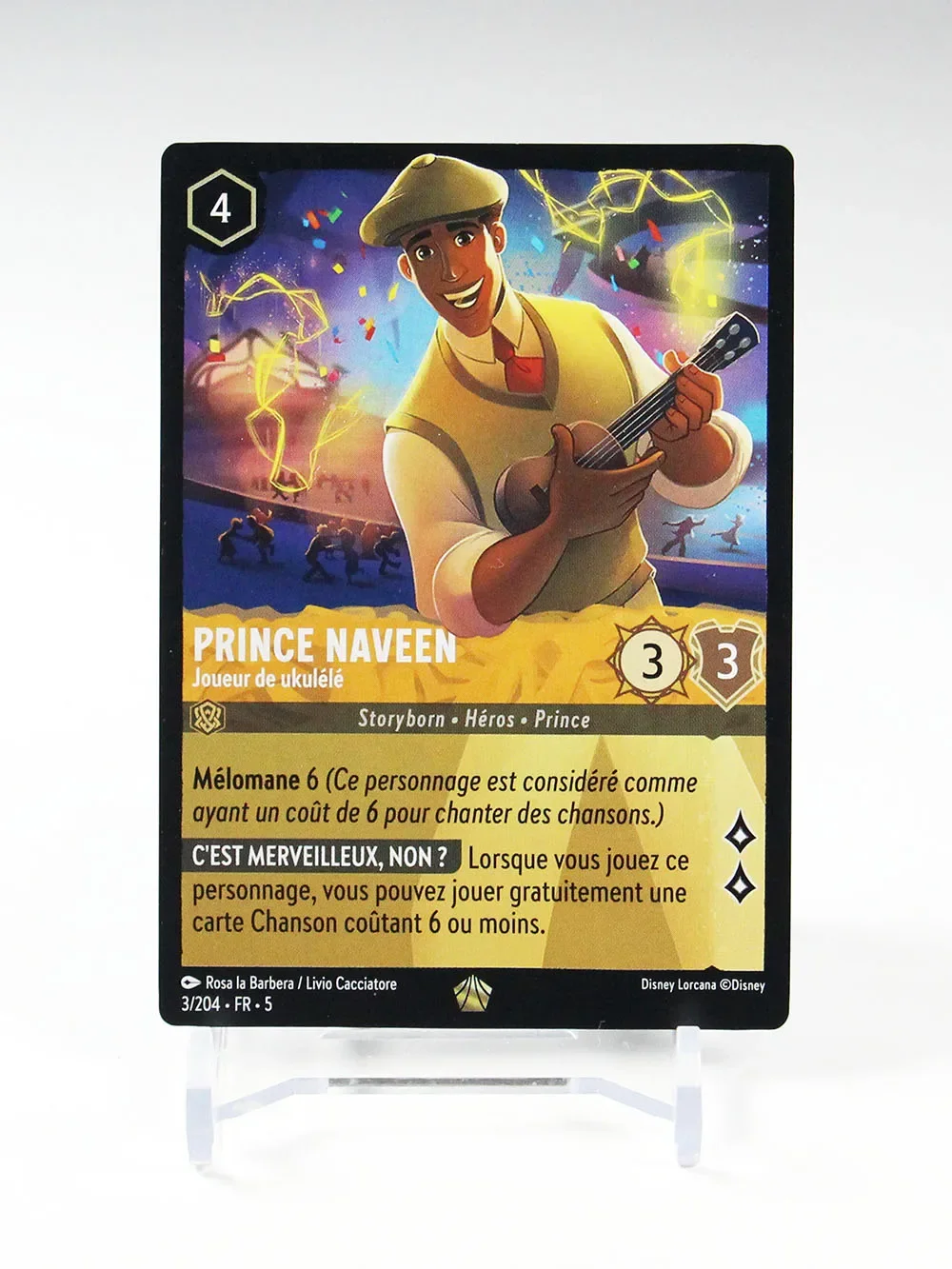 Высококачественные игровые карты Charpter 5 lorca ProxyFrench NoneFoil prince naveen TCG