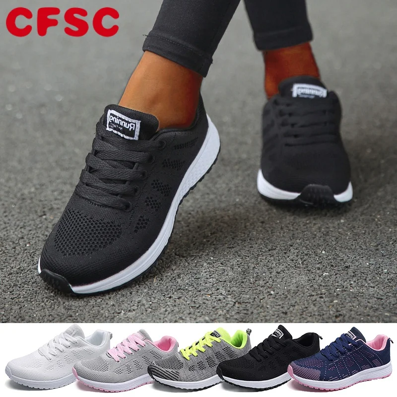 

Women's Sneakers Casual Shoes Flats Air Mesh Breathable Trainers Ladies Shoes Female Sneakers Women Shoes Basket Tenis Feminino