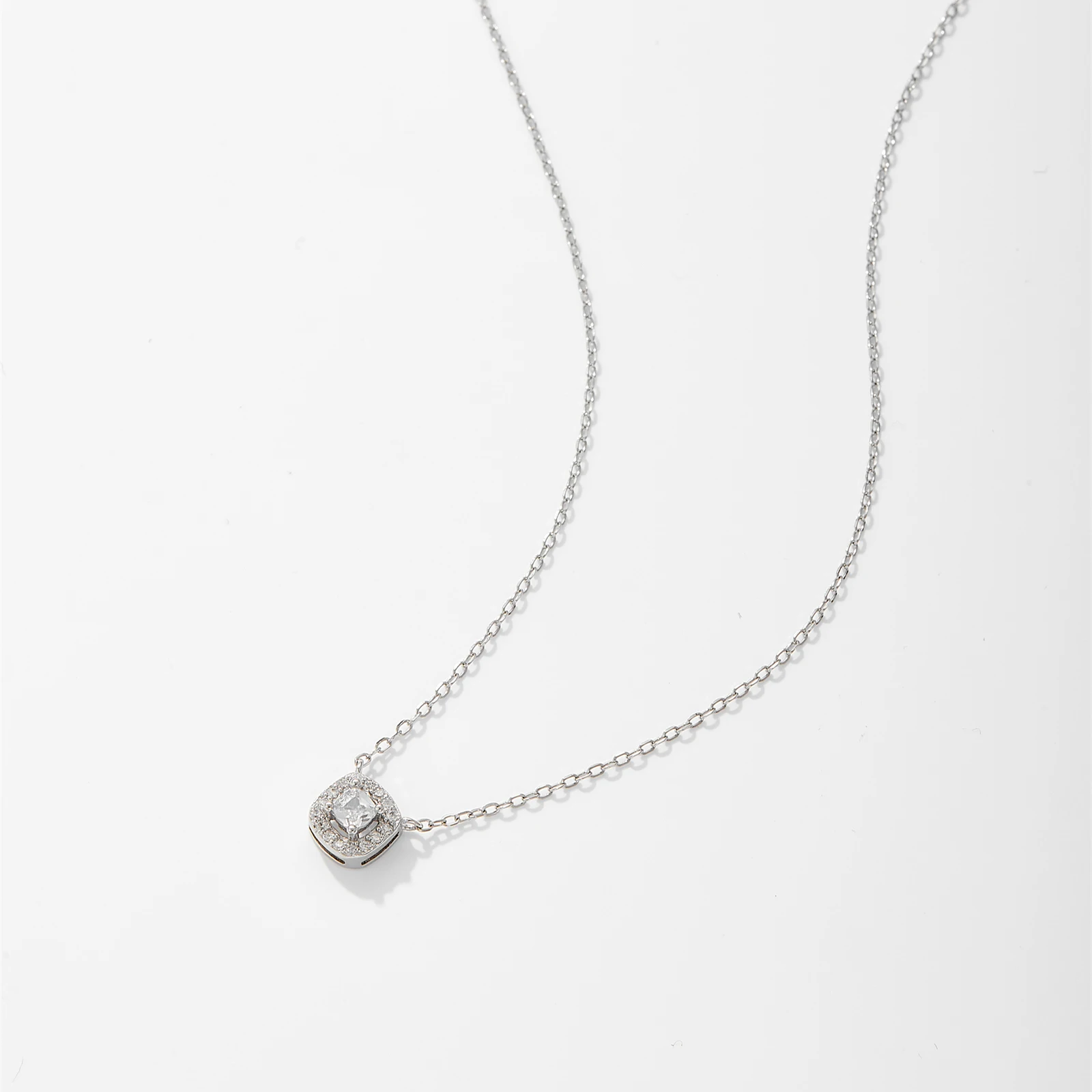 ANDYWEN стерлингового серебра 925 пробы женское колье-колье 2024 изысканные роскошные