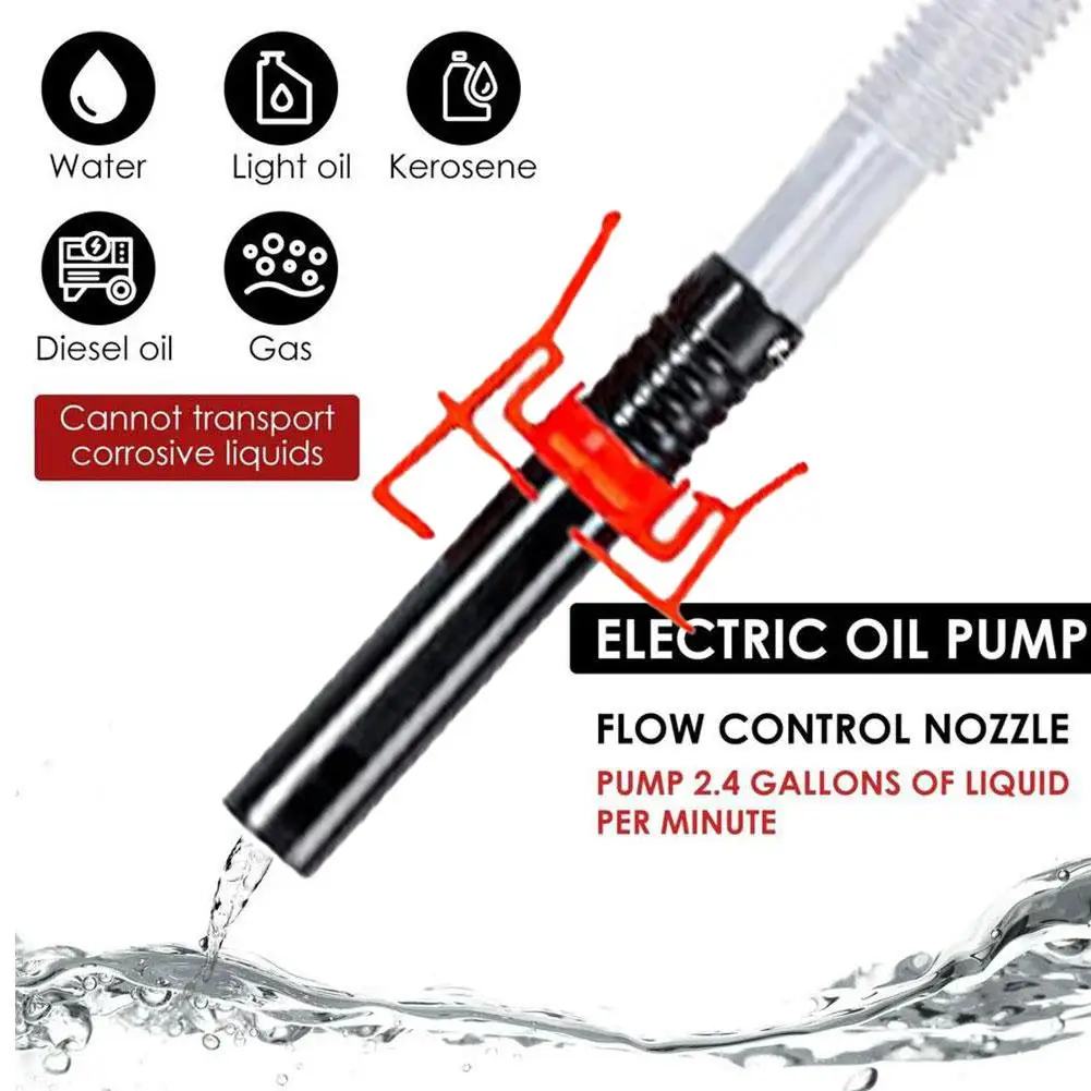 Ручной Электрический насос для перекачки топлива жидкости работает от