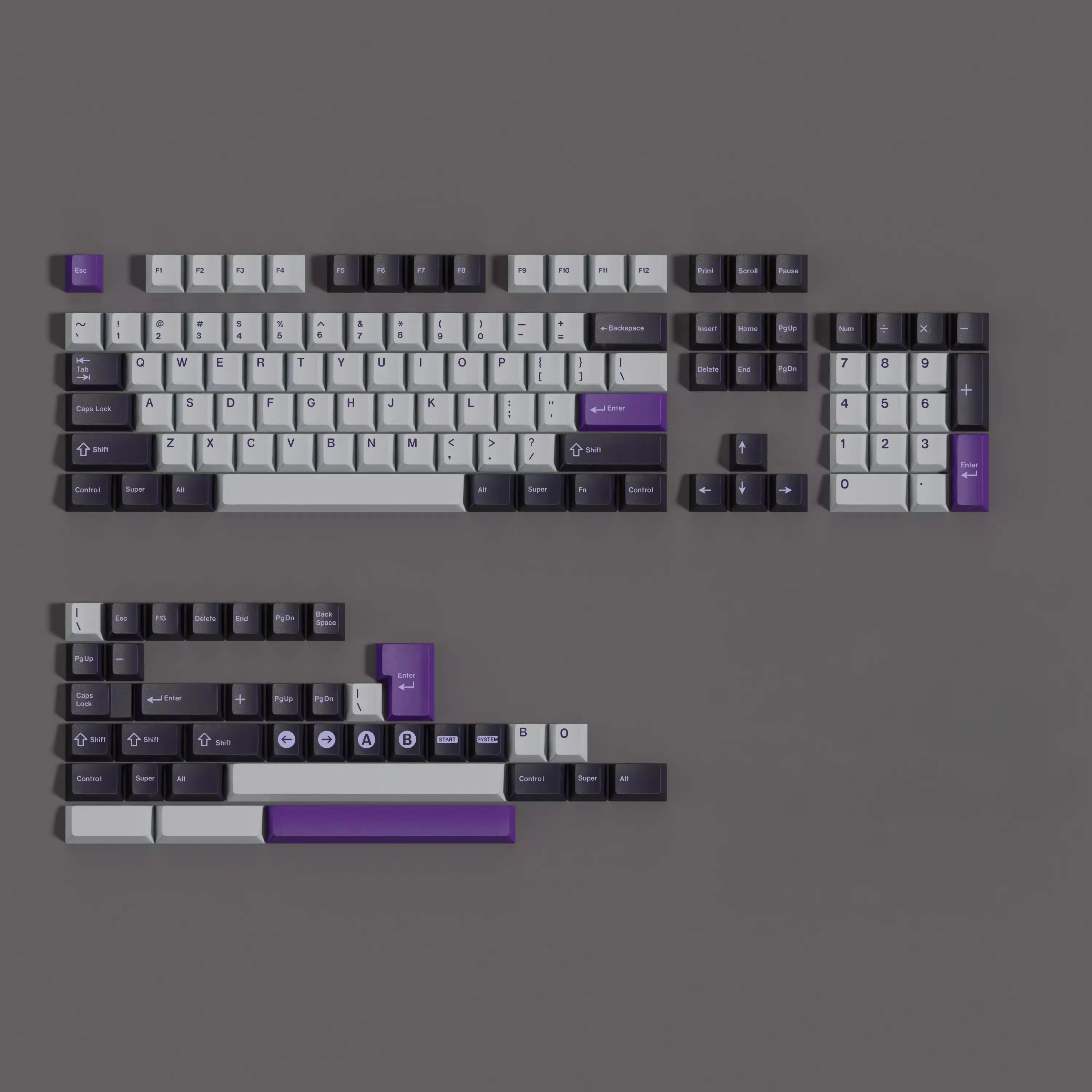 1 комплект GMK NTD колпачков для клавиш из ПБТ 5-сторонние колпачки с красящим