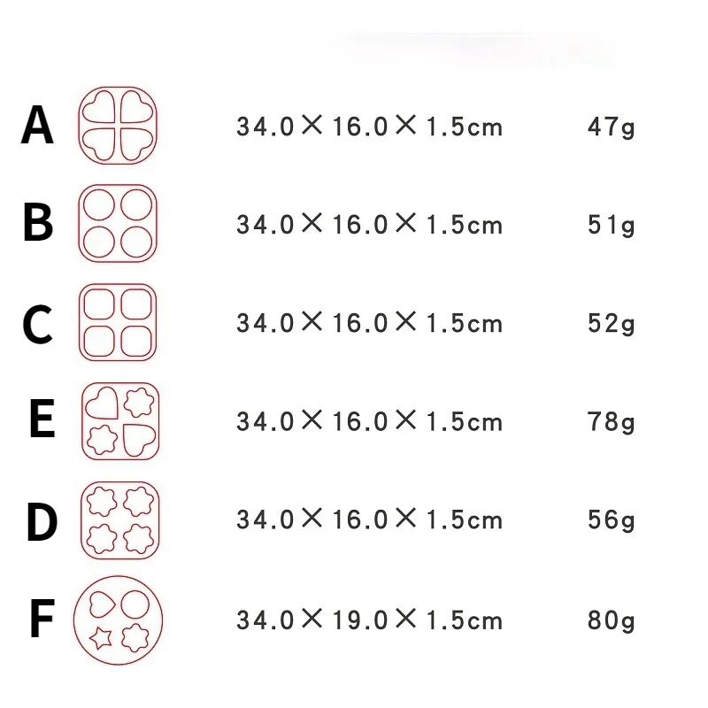 Силиконовая формочка для яиц в форме сердца с четырьмя отверстиями | Дом и сад