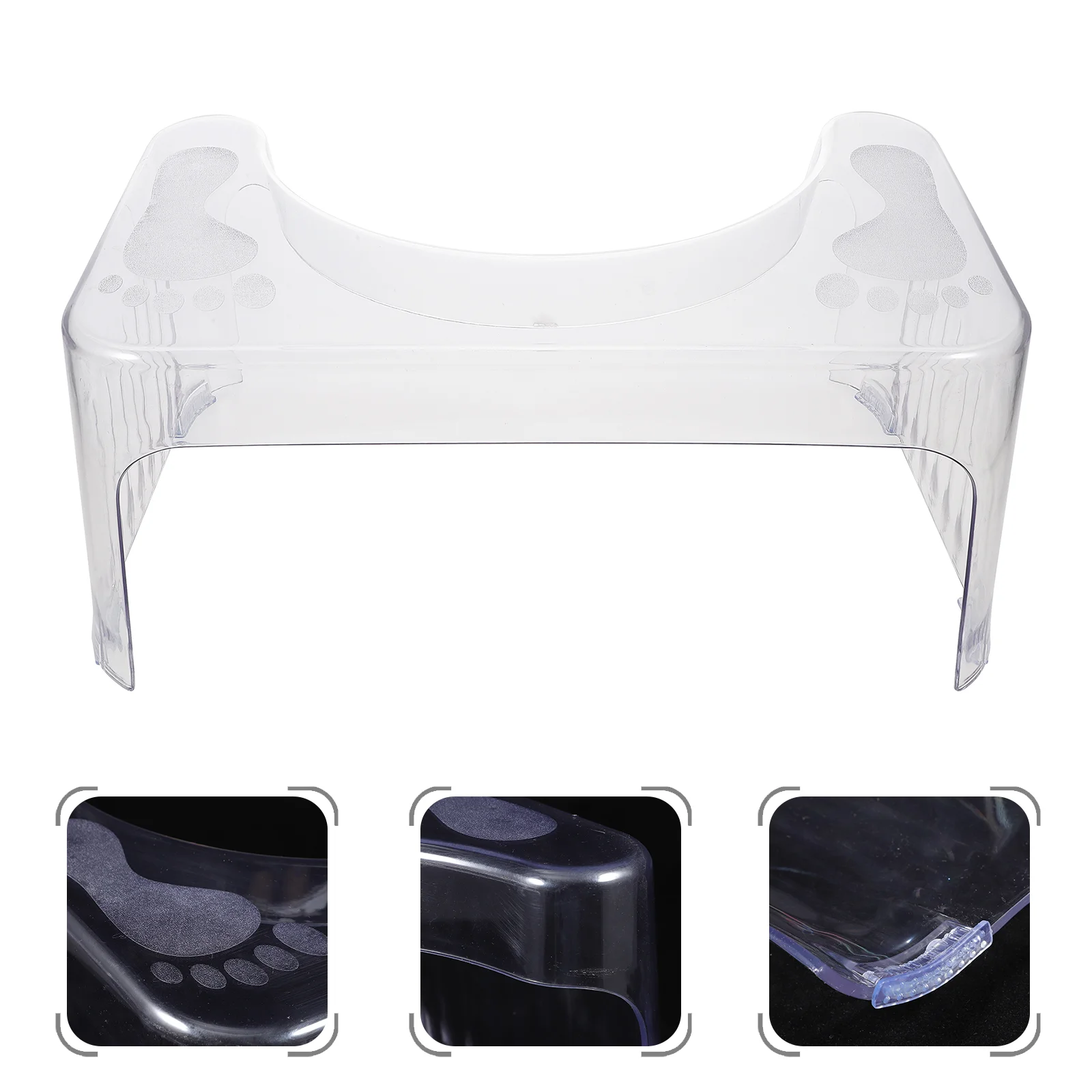 

Stool Toilet Kids Bathroom Potty Step Clear Adults Poop Squatty Plastic Pooping