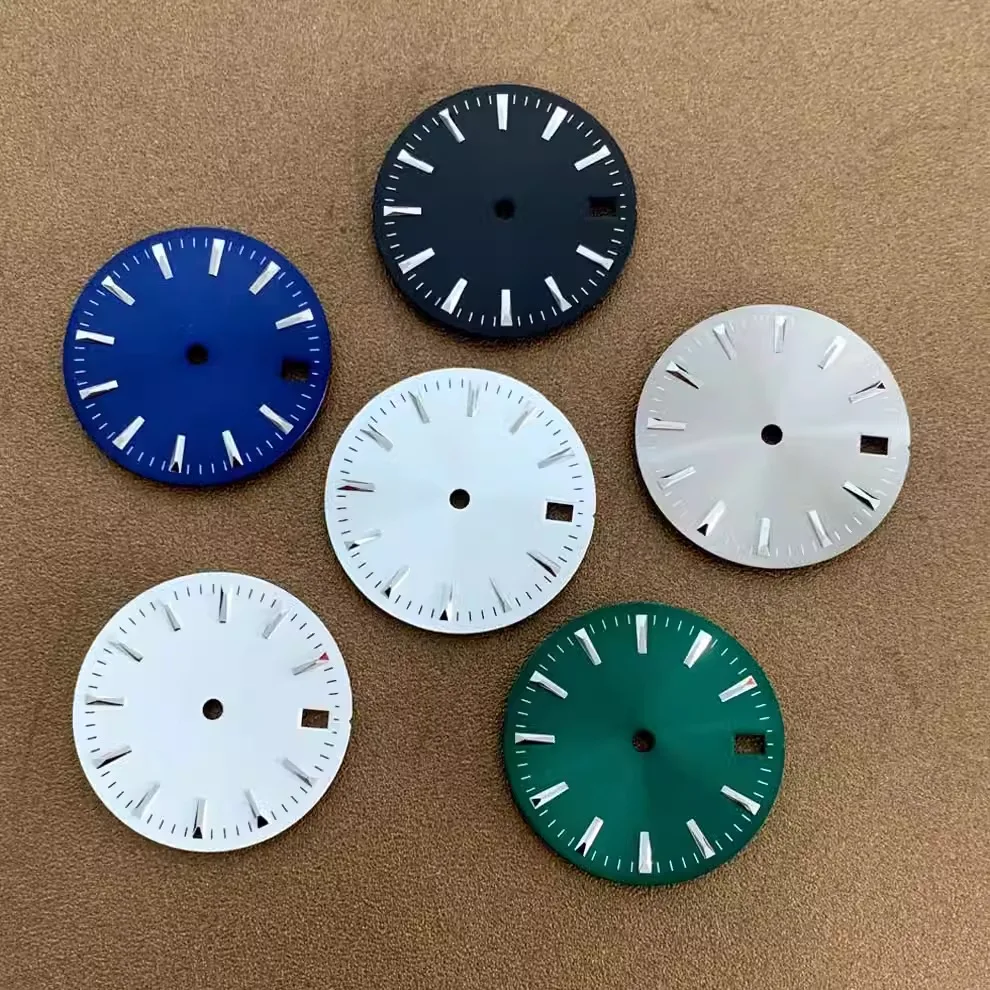 

Циферблат, аксессуары без логотипа, модифицированный 28,5 мм Sunray, изготовленный на заказ Калибр NH35/NH36/4R