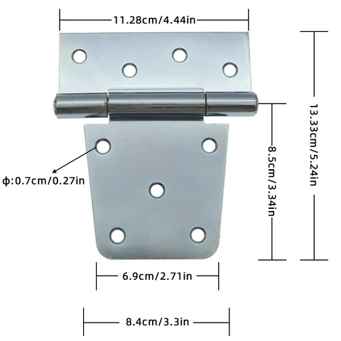 3,5-дюймовая сверхмощная дверная петля, твердая петля для забора, прочная петля для ворот, нержавеющая, водонепроницаемая, для лодочной кабины, дубовая деревянная дверь